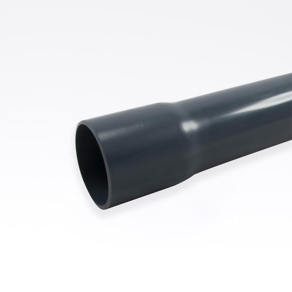 PVC-putki PN10 muhvilla – 5 metriä PVC-putki PN10 muhvilla – 5 metriä